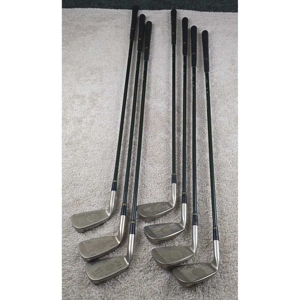 King Cobra Iron Set Silver Oversize Senior Flex Graphite 3-5 7-9 PW 7pcs Mens RH